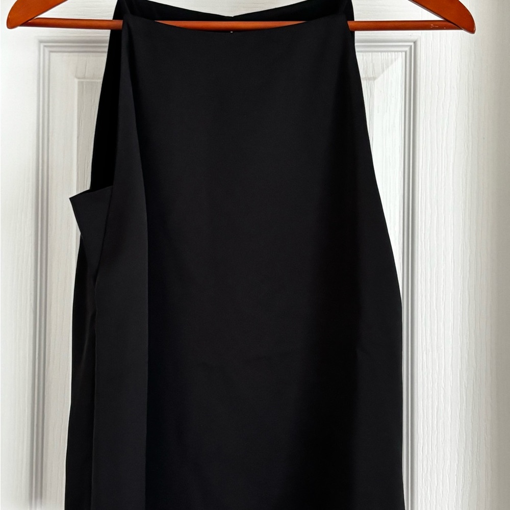 Banana Republic Classic Black square neck Sleeveless blouse